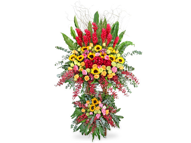 Flower Basket Stand - Commercial florist stand MD52 - SD0830A5 Photo