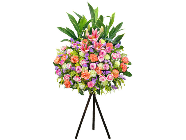 Flower Basket Stand - Opening Flower Basket A15 - L156863 Photo