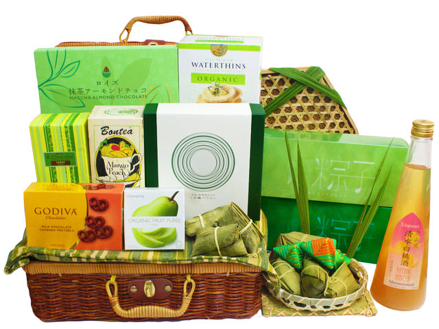 Wine n Food Hamper - Dragon Boat Festival Dumpling Gift Basket K16 - L3122564 Photo