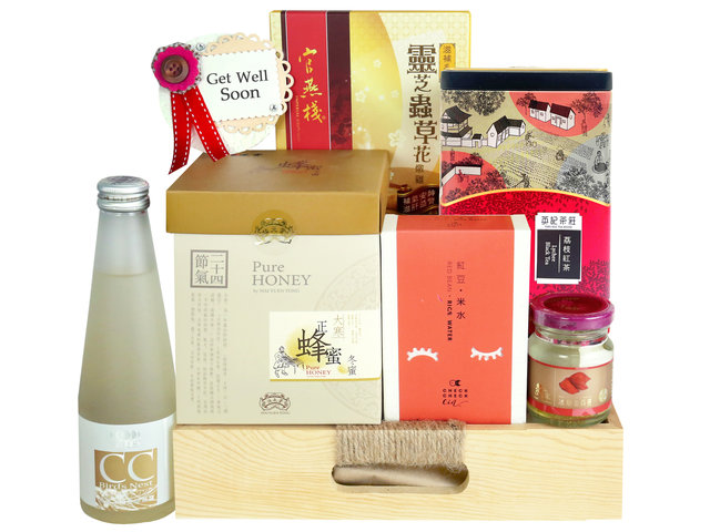 Wine n Food Hamper - Health Care Gift Hamper - AVH0601A1 Photo